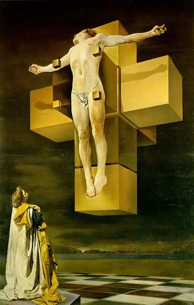 Crucifixion (Corpus Hypercubus) Salvador Dali